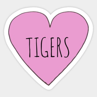 Tigers Love Sticker